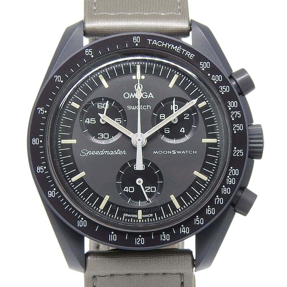Omega x Swatch Speedmaster Mission to Mercury SO33A100 Black Dial